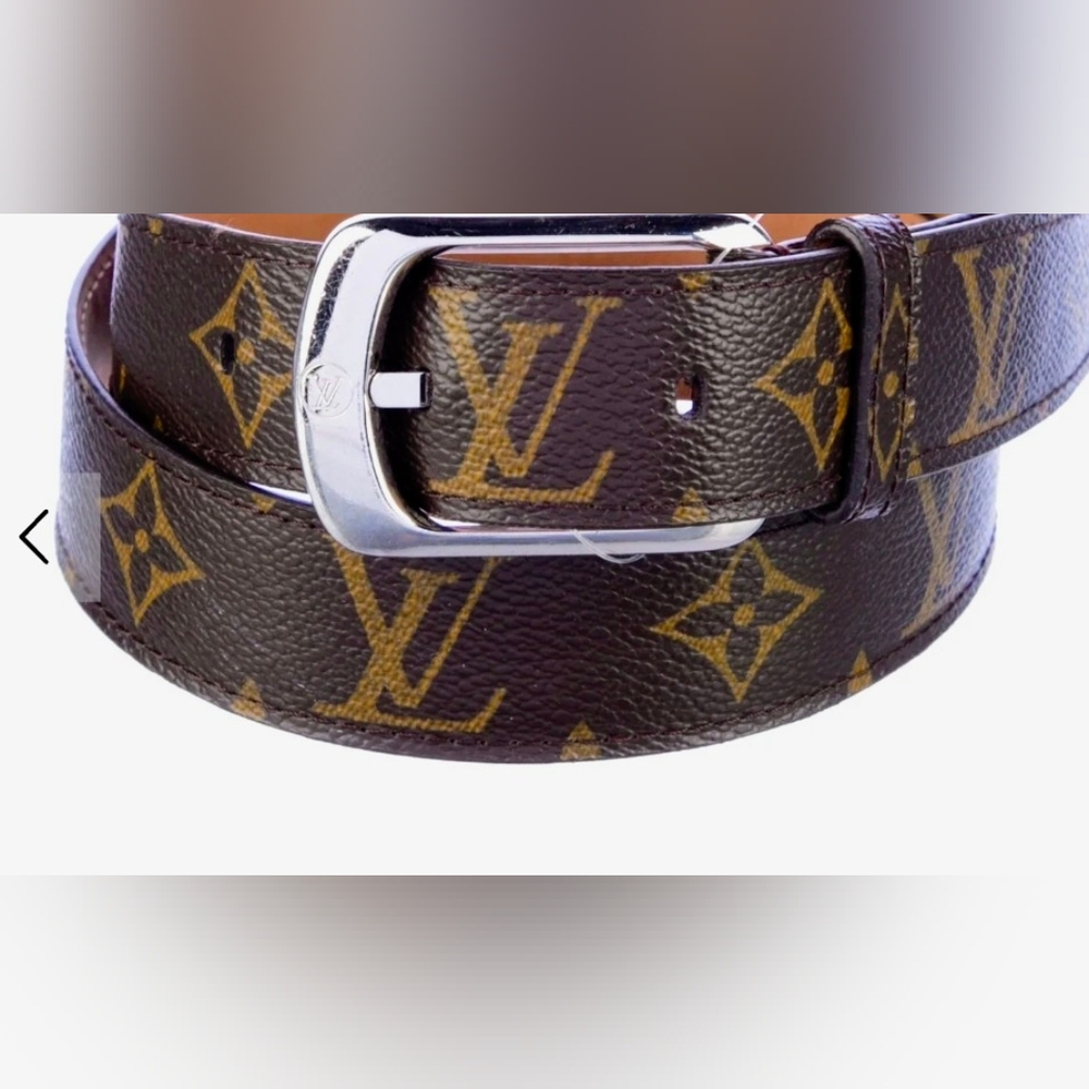 Louis Vuitton Vintage 2007 Monogram Belt 80 Small